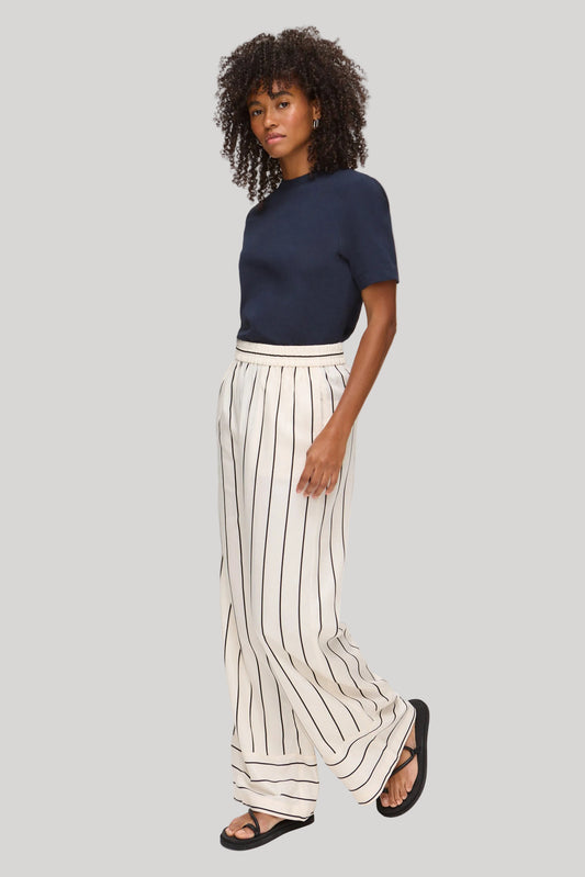 Pantalón de Pierna Ancha con Rayas Eliora