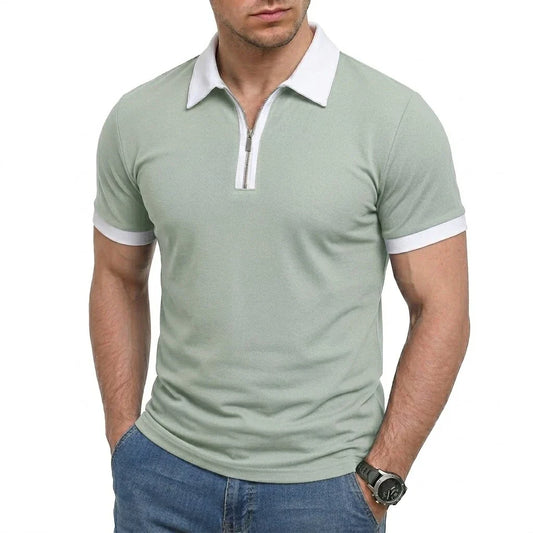 Jean et Marcel™ | Polo hombre casual con cremallera