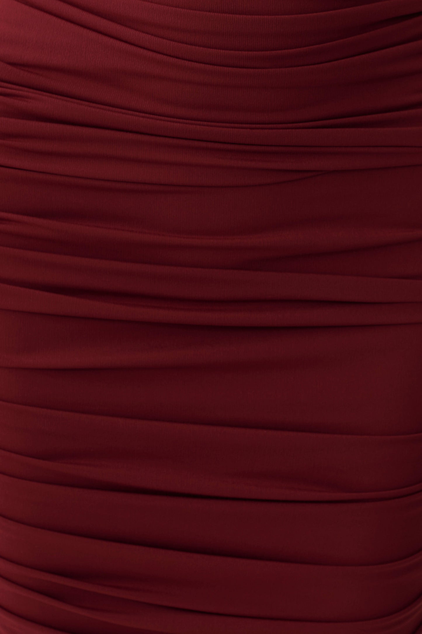 Vestido Midi Drapeado Giannie - Merlot