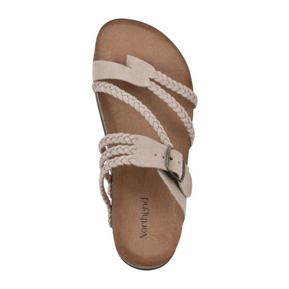 Sandalias de corcho trenzado