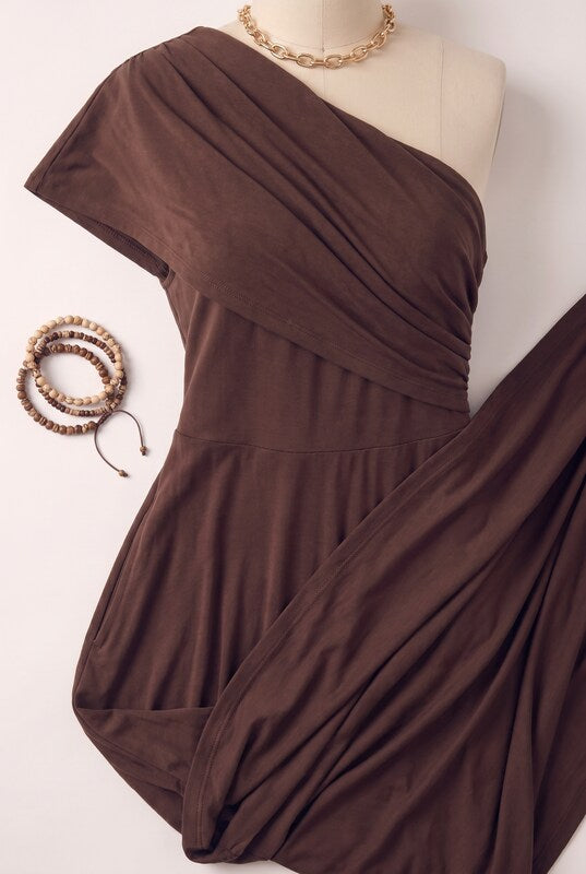 Vestido elegante sin tirantes de red