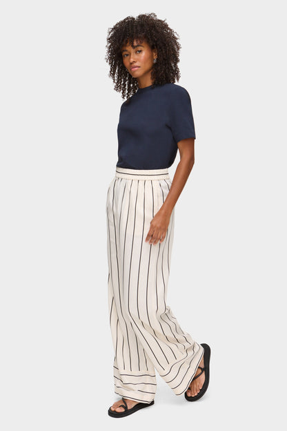 Pantalón de Pierna Ancha con Rayas Eliora