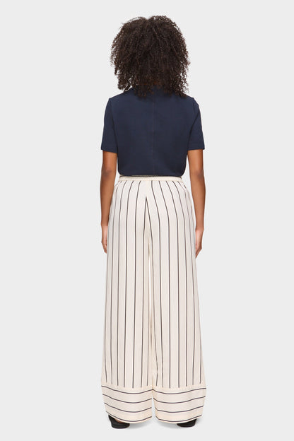 Pantalón de Pierna Ancha con Rayas Eliora