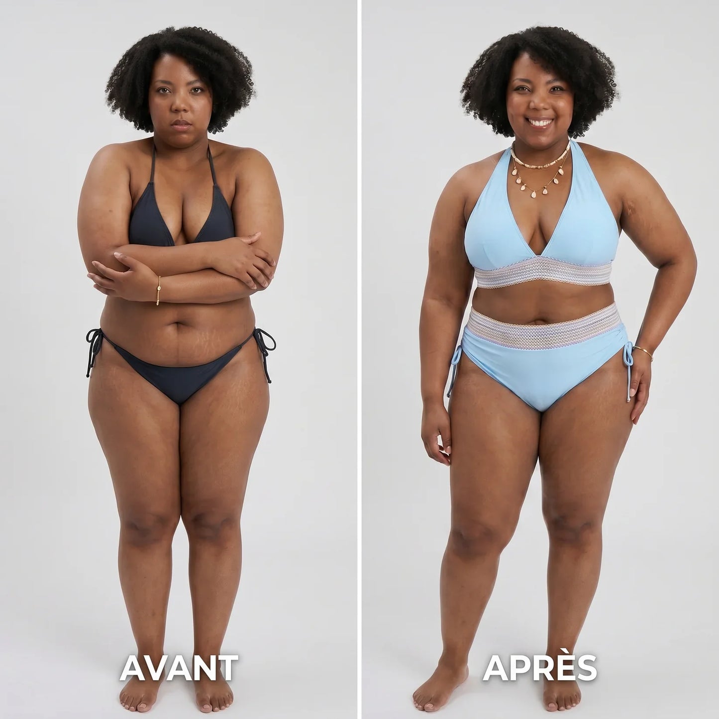 Bikini moldeador para un vientre plano