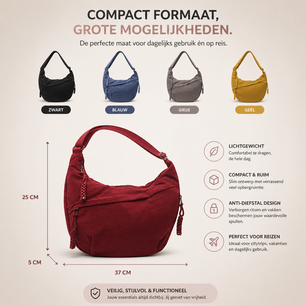 LUNA | Bolso de hombro