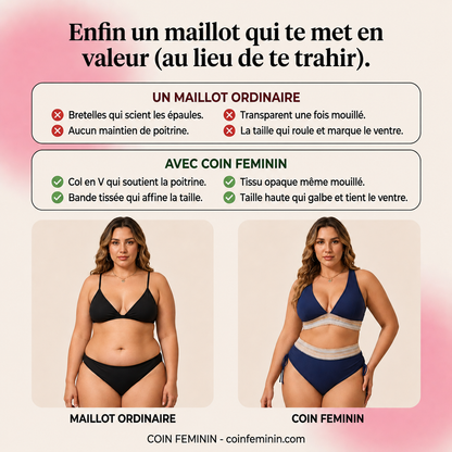 Bikini moldeador para un vientre plano