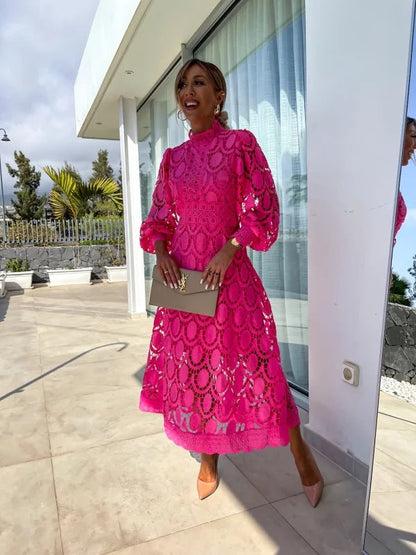 Valentina | Vestido de encaje que estiliza
