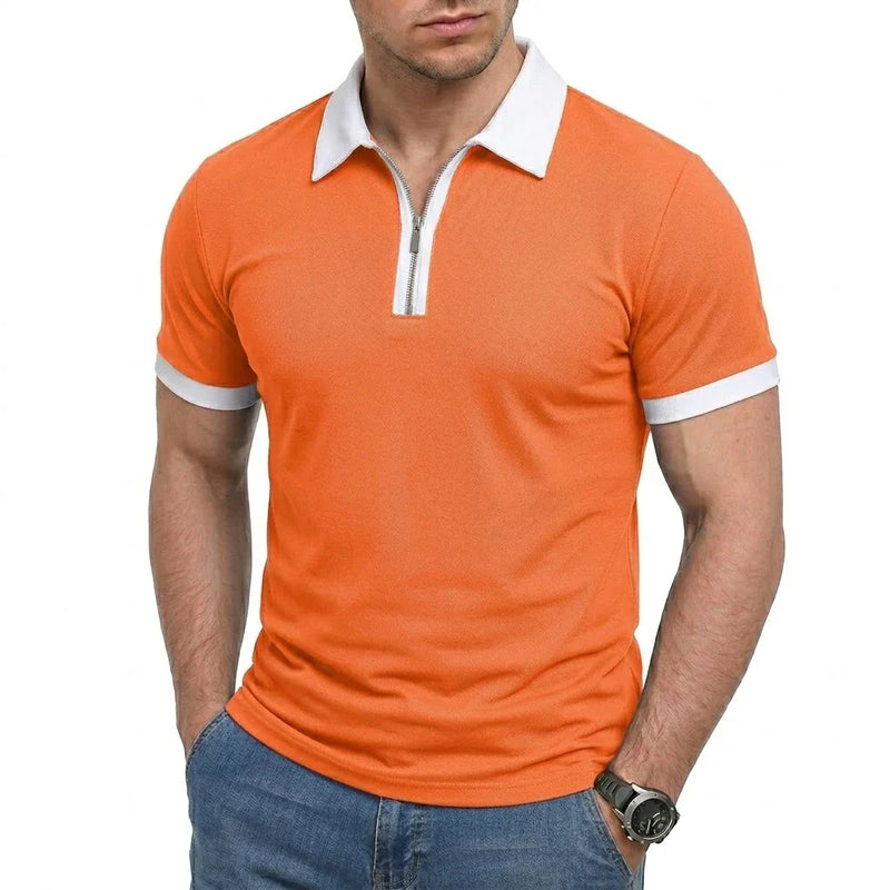 Jean et Marcel™ | Polo hombre casual con cremallera