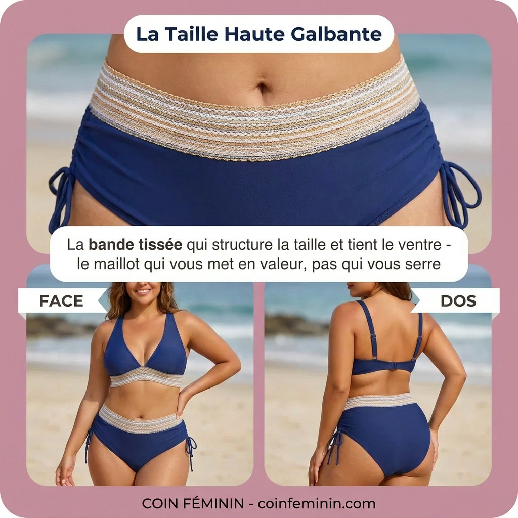 Bikini moldeador para un vientre plano