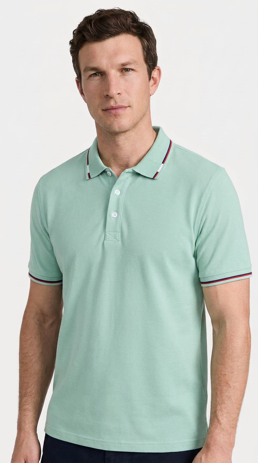 Jean et Marcel™ | Polo hombre elegante de manga corta
